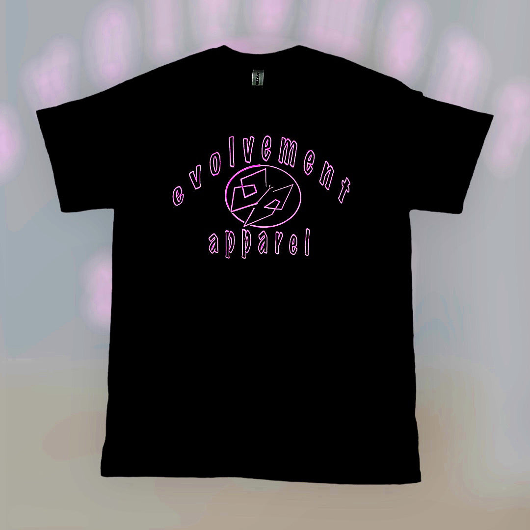 Evolvement Apparel Pink Logo Tee