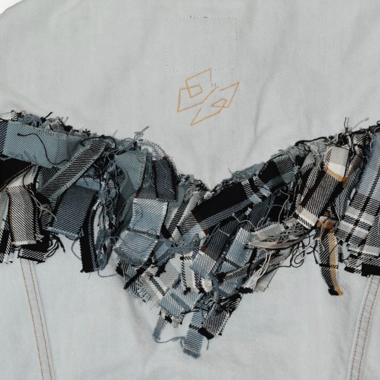 Reworked Fringe Levi's Denim Jacket