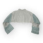 Mint and Cream Cropped Shirt