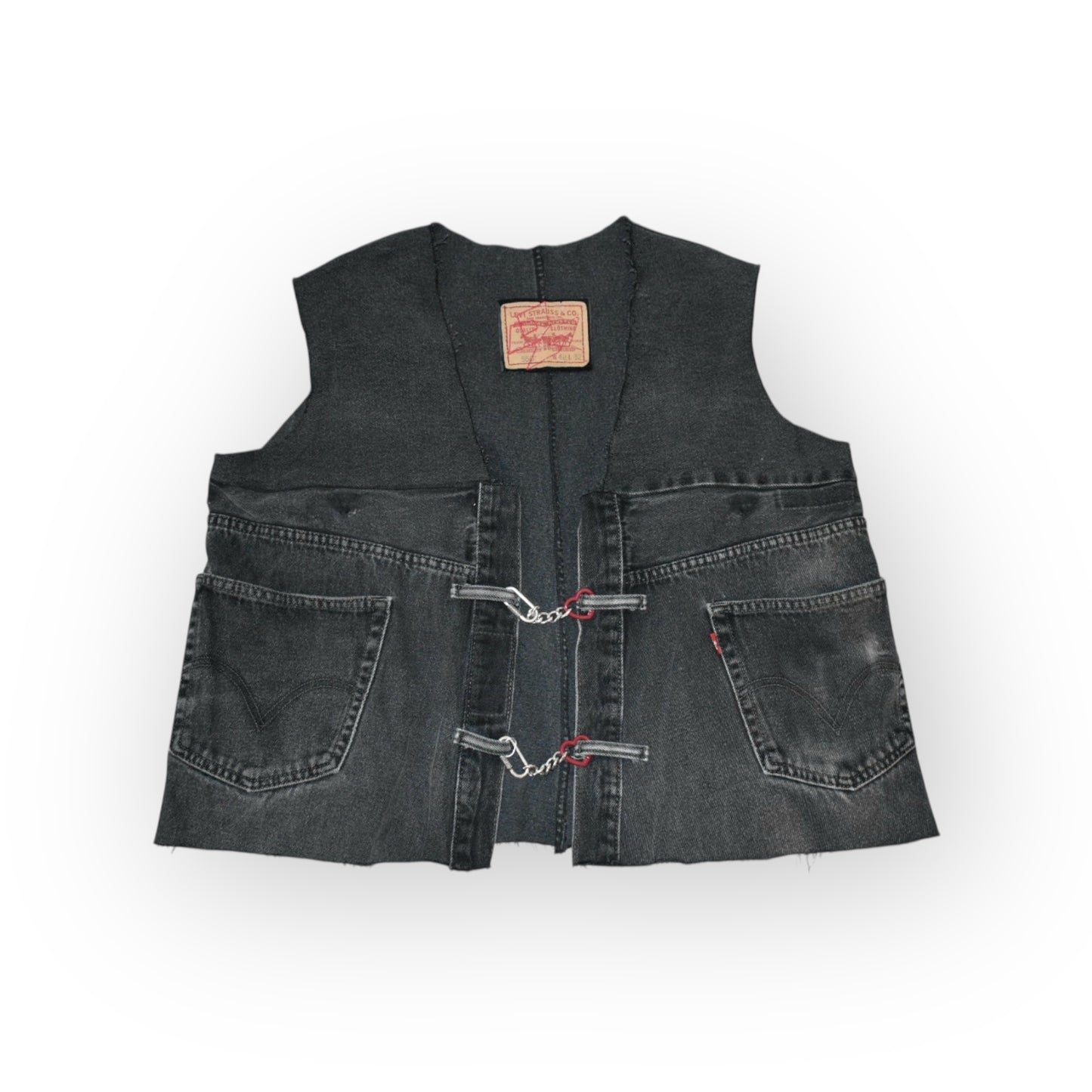Love Locked Reworked Levi's Vest