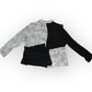 Skewed Achromatic Denim Jacket