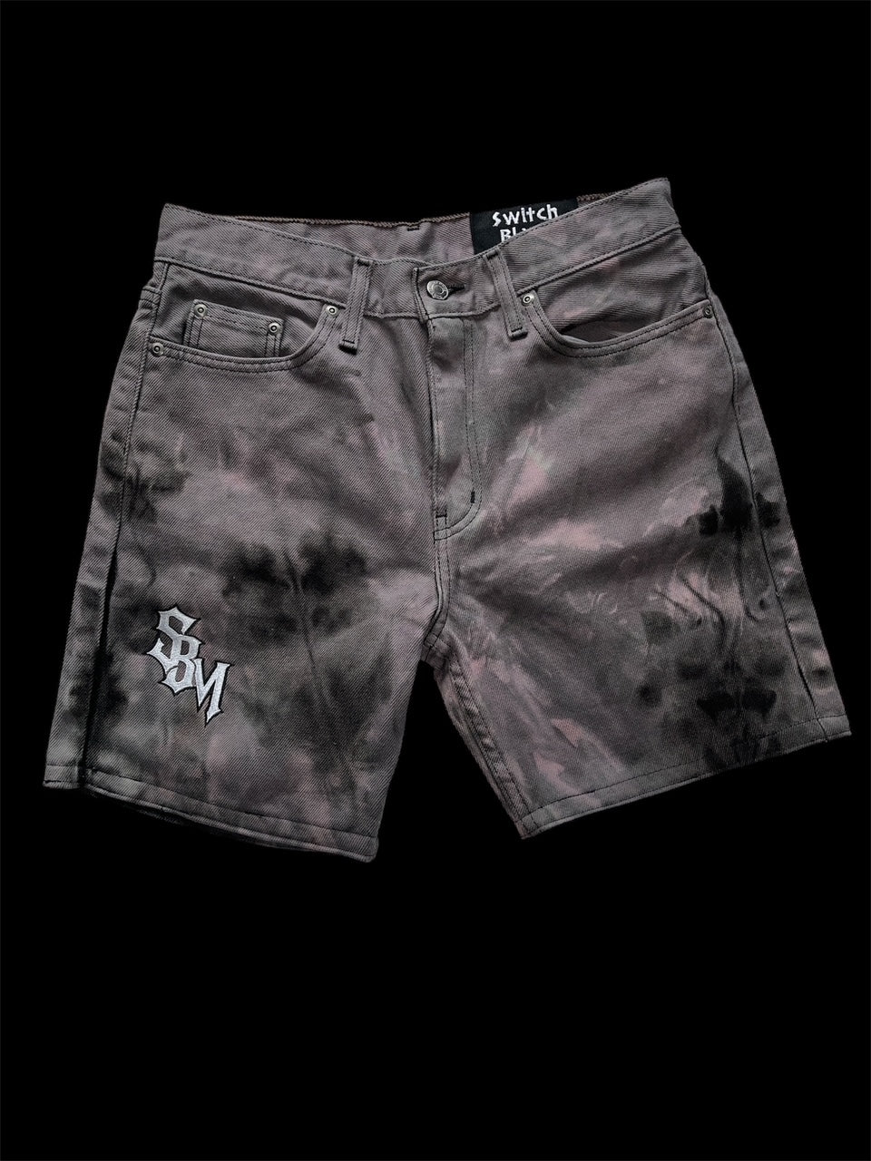 Pink Gray Short Shorts