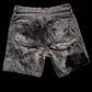 Pink Gray Short Shorts