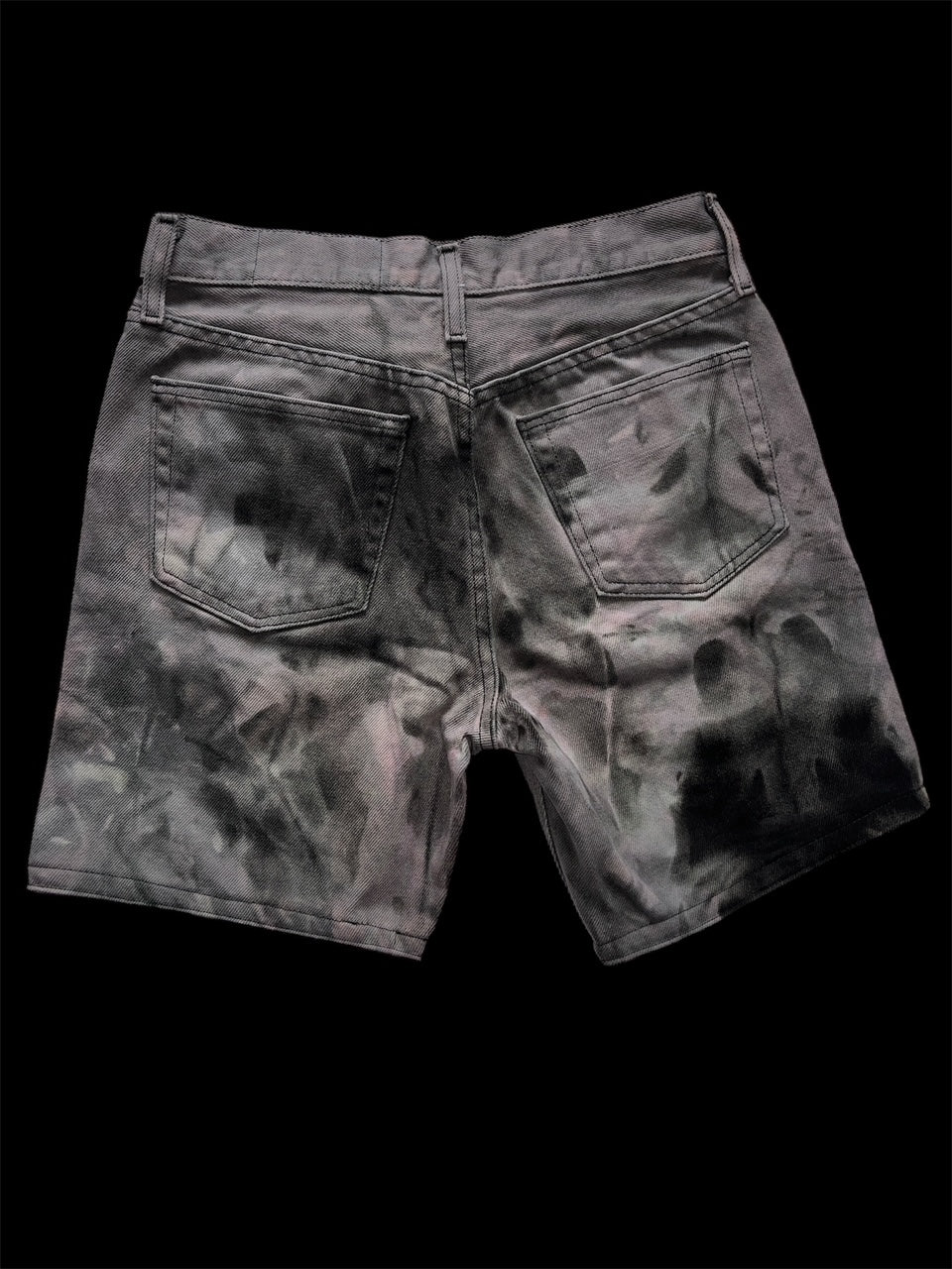 Pink Gray Short Shorts