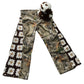Camo Quilted Pants & Cow Bucket Hat