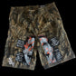 American  Psycho camo shorts